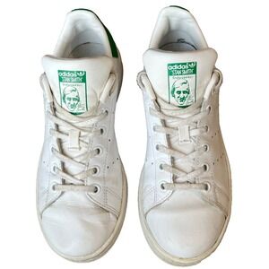 Adidas Stan Smith Tennis Shoes Casual Sneaker White Green Women 6 Men 5 UK 4.5